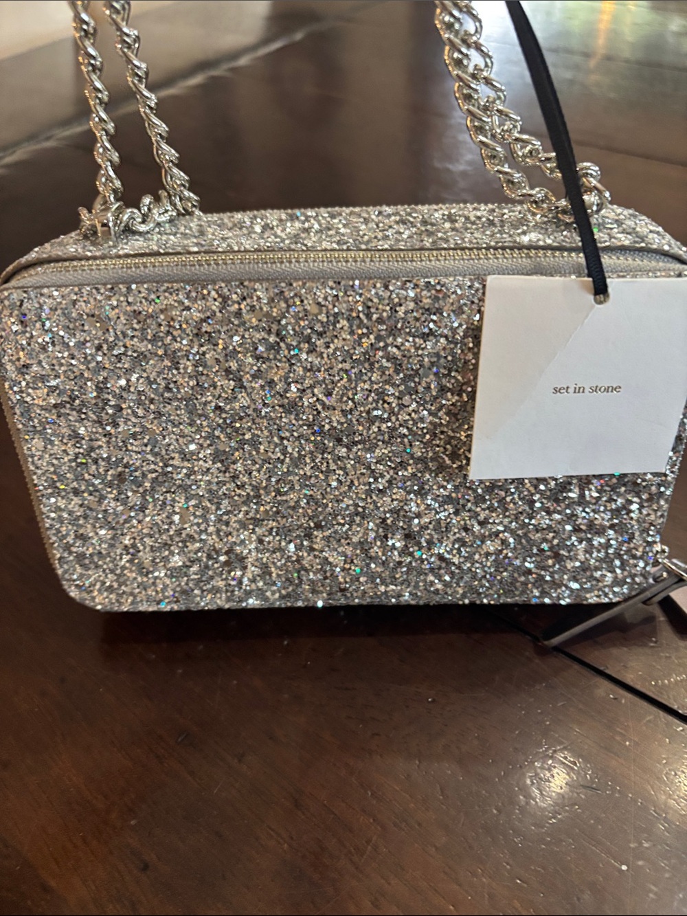 kate spade Brighton Lane Marigold Crystal-Embellished Crossbody Clutch - Picture 11 of 13